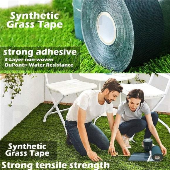Artificial Grass Self-Adhesive Seaming Turf Tape Lawn, Carpet Jointing - Picture 5 of 7